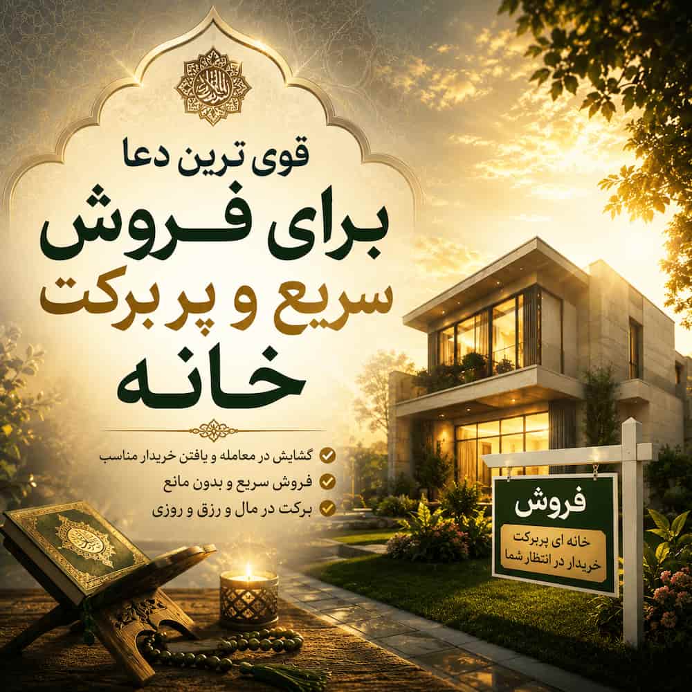 دعای فروش خانه