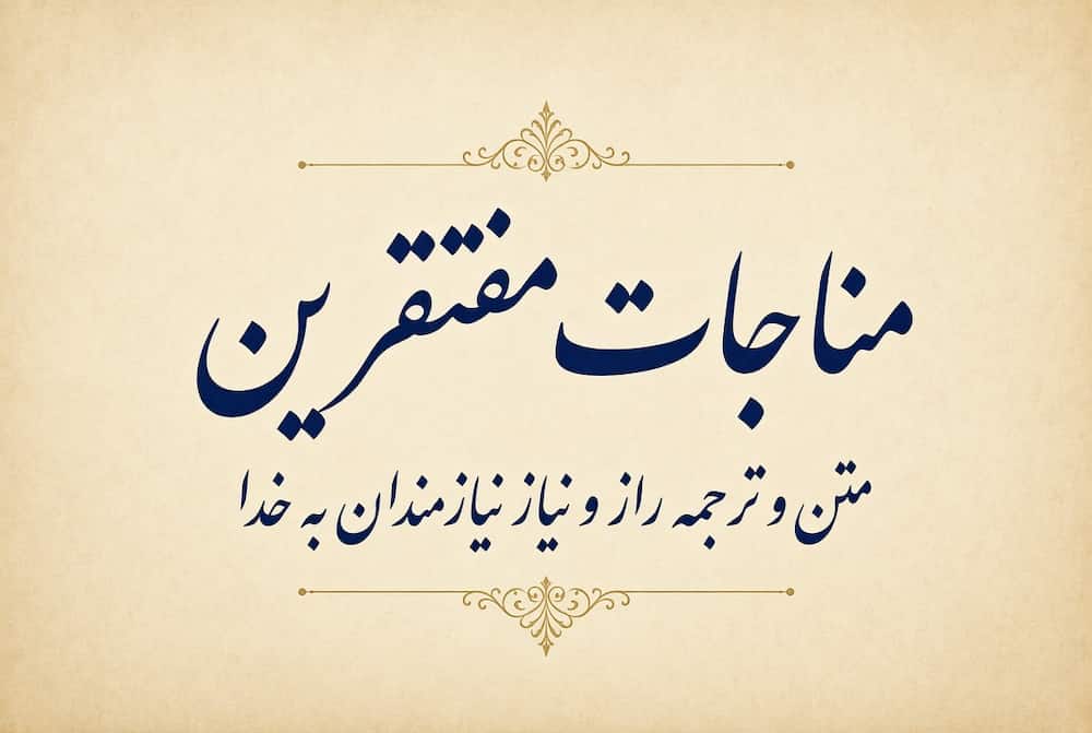 مناجات مفتقرین